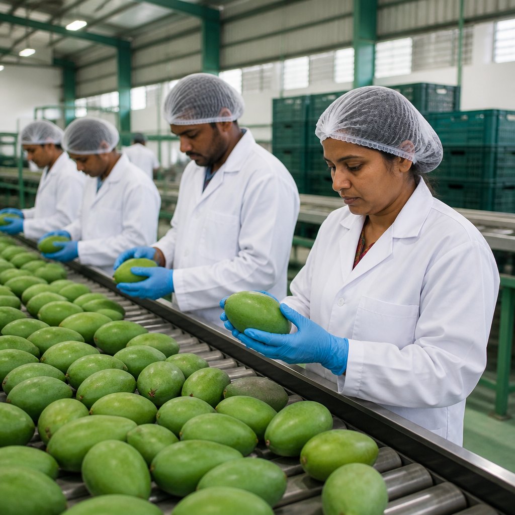 Shine Mango grading and packing facility, Panzhihua