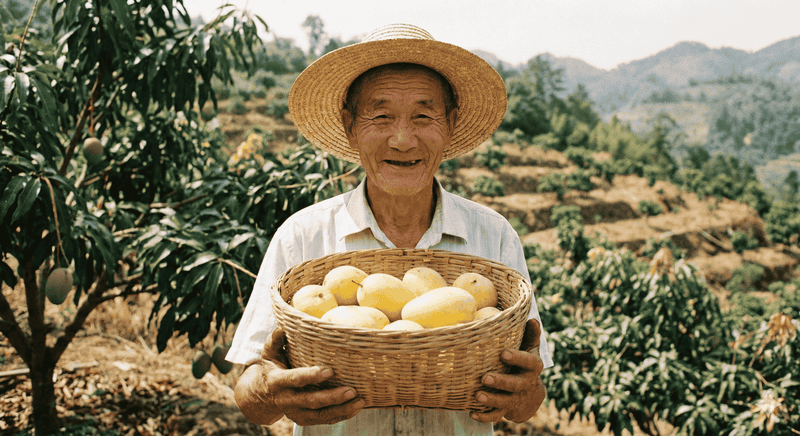 Uncle Zhang - Growing mangoes for 20 years
