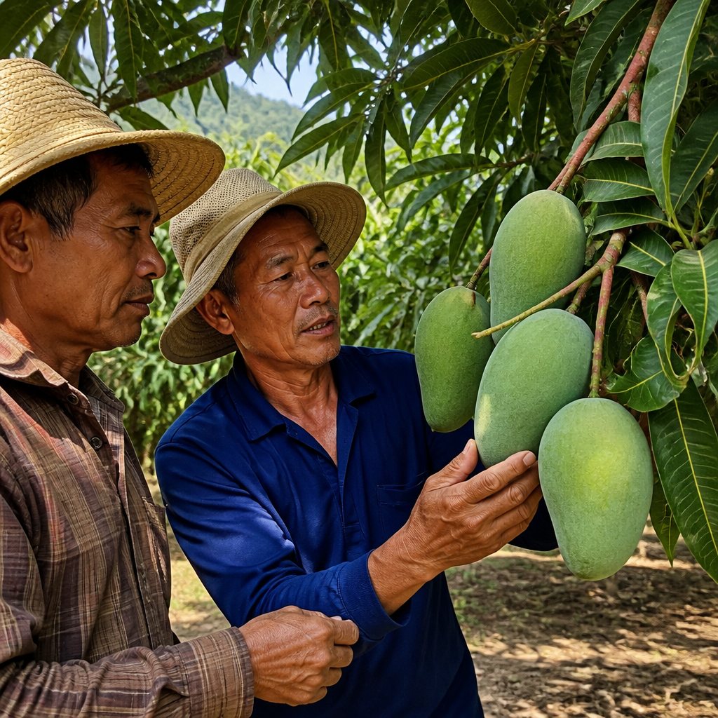 Partner farmer in Renhe district, Panzhihua